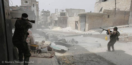 Straßenkämpfe in Aleppo