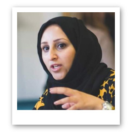 Die humanitäre Helferin Noha al Eryani Die humanitäre Helferin Noha al Eryani