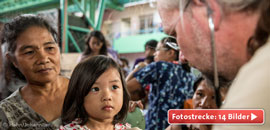 Das Einsatzteam der Johanniter leistet seit knapp zwei Wochen medizinische Hilfe auf den Philippinen