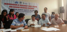 Habitat for Humanity legt den Grundstein für den Wiederaufbau auf den Philippinen