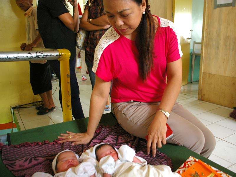 Babyboom im Distrikt-Hospital von Ormoc nach Taifun Haiyan