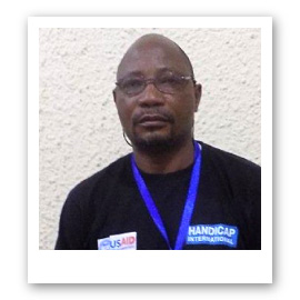 Sulu Bellarmin, Mitarbeiter von Handicap International Sulu Bellarmin, Mitarbeiter von Handicap International