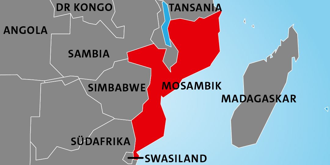 Nothilfe in Mosambik, Malawi und Simbabwe