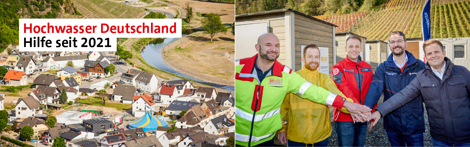Hochwasser Deutschland - Hilfe seit 2021