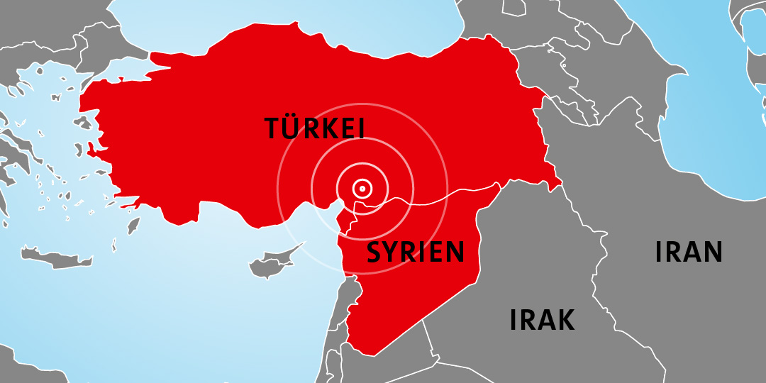 Erdbeben Türkei und Syrien: Jetzt spenden!