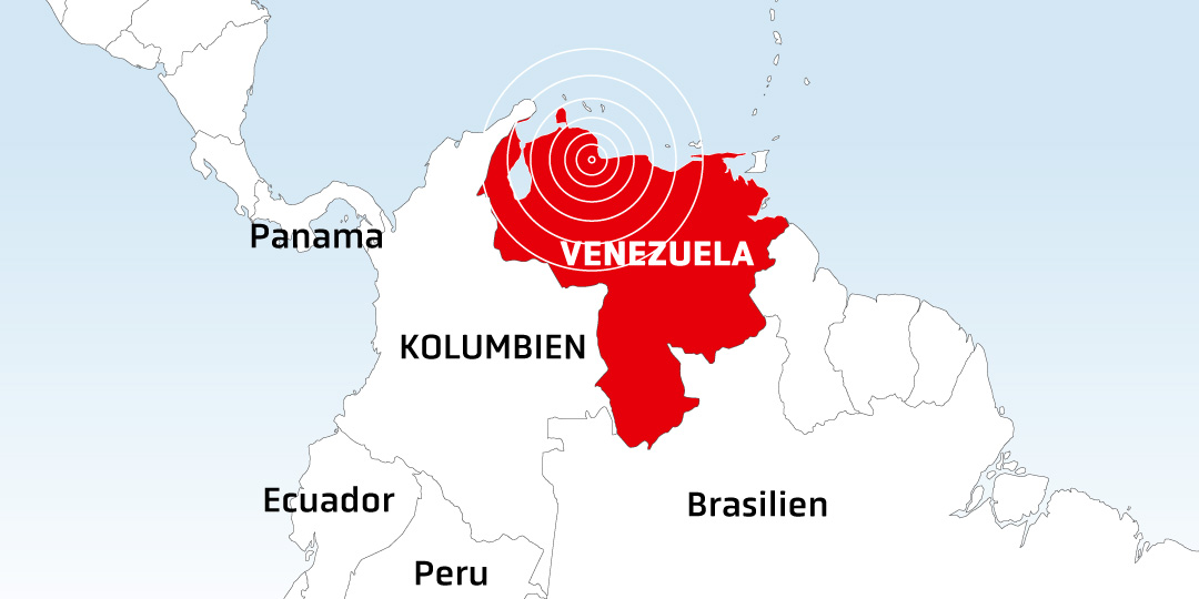 Epizentrum Erdbeben Venezuela