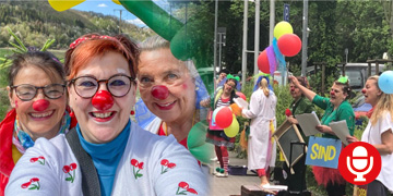 Clowns im Einsatz für die vom Hochwasser betroffenen Menschen im Ahrtal