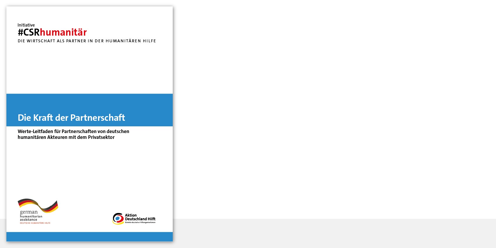 Werte-Leitfaden Initiative #CSRhumanitär