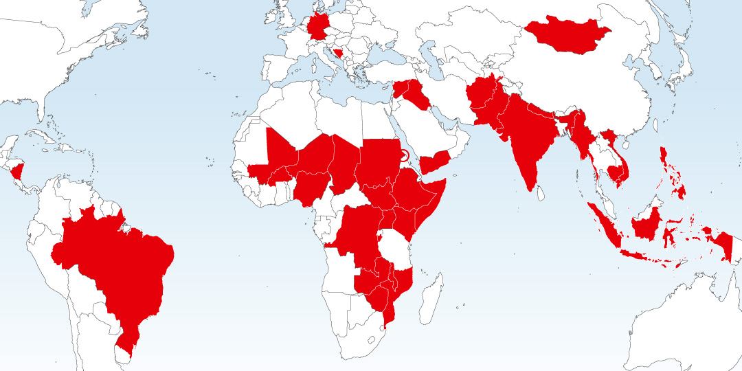 WDR 2 Weihnachtswunder: In diesen Ländern hilft Ihre Spende