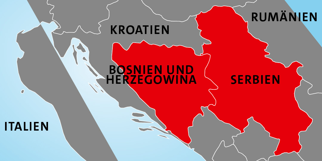 Hochwasser Balkan