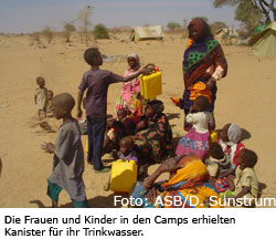 Flüchtlinge aus dem Sudan