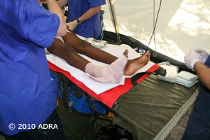 Haiti: Helferteam von ADRA