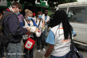 Haiti: Helfer von World Vision