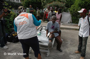 Haiti: Helfer von World Vision