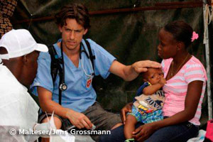 Haiti: Krankenlager der Malteser