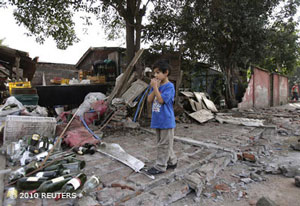 Erdbeben Chile: Kleiner Junge