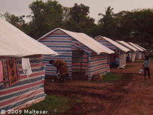 Sri Lanka: Flüchtlingscamp - Zelte