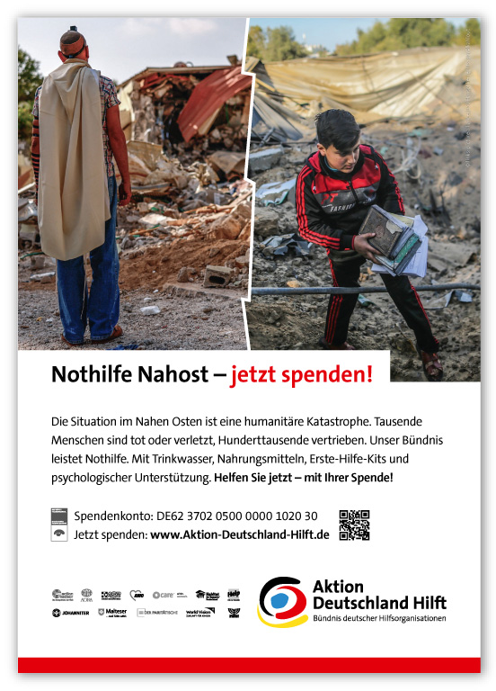 Anzeigen-Vorschau Nothilfe Nahost Anzeigen-Vorschau Nothilfe Nahost