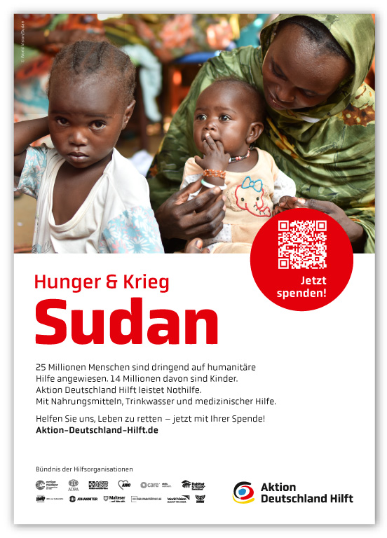 Freianzeigen Motiv Nothilfe Sudan Freianzeigen Motiv Nothilfe Sudan