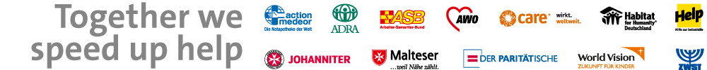 Logo Aktion Deutschland Hilft and partner